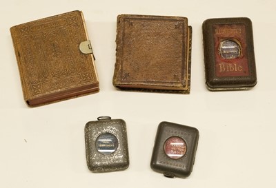 Lot 576 - Miniature Chained Bible and Lecturn. The Holy Bible, Edinburgh & London: Nimmo, Hay & Mitchell, 1919