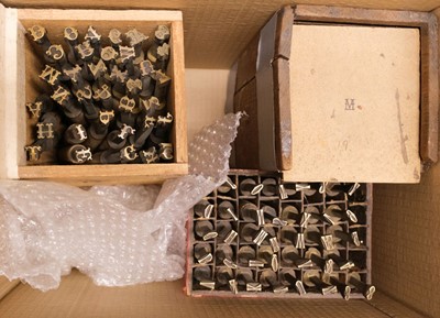 Lot 339 - Handle letters. Five sets of handle letters