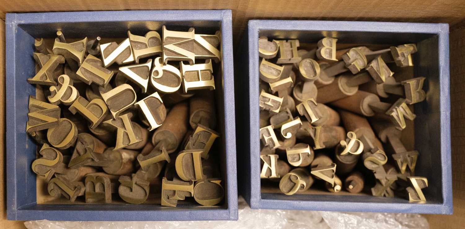 Lot 339 Handle letters. Five sets of handle letters