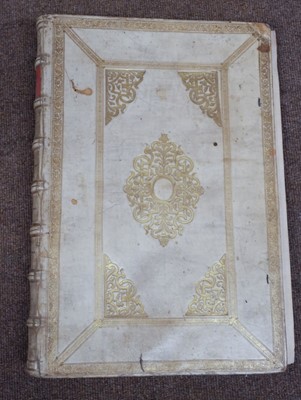 Lot 325 - Book covers. A selection of antiquarian book covers and boards, mostly 17th & 18th century