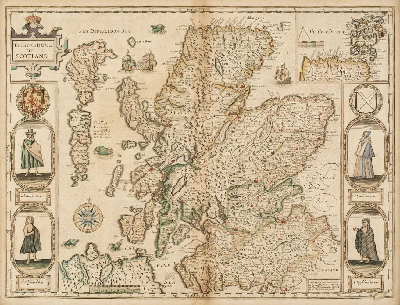 Lot 192 - Scotland. Speed (John), The Kingdome of Scotland, Thomas Bassett & Richard Chiswell [1676]