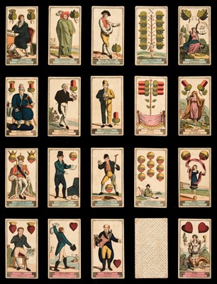 Lot 519 - German playing cards. Orakelkarte [Oracle Cards], [Nürnberg: Johann Ernst Backofen], circa 1817