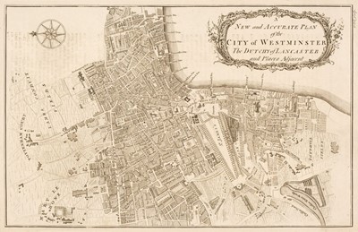 Lot 115 - London. A collection of approximately 55 maps, 18th - late 19th century