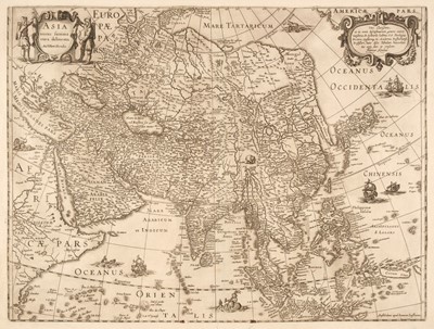 Lot 103 - Asia. Hondius (Henricus), Asia Recens Summa Cura Delineata, Amsterdam, circa 1641