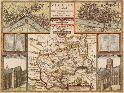 Lot 172 - Middlesex. Speed (John & Norden John), Midle-Sex descibed..., George Humble, 1616