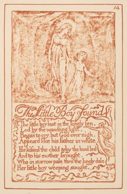 Lot 308 - Blake (William). Songs of Innocence and of Experience, Quaritch, 1893