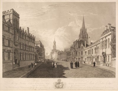 Lot 255 - Oxford. Middiman (Samuel), High Street Oxford..., James Wyatt, 1812