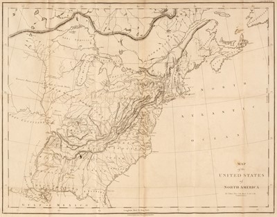 Lot 206 - United States. Bye (J.), Map of the United States of North America..., 1804