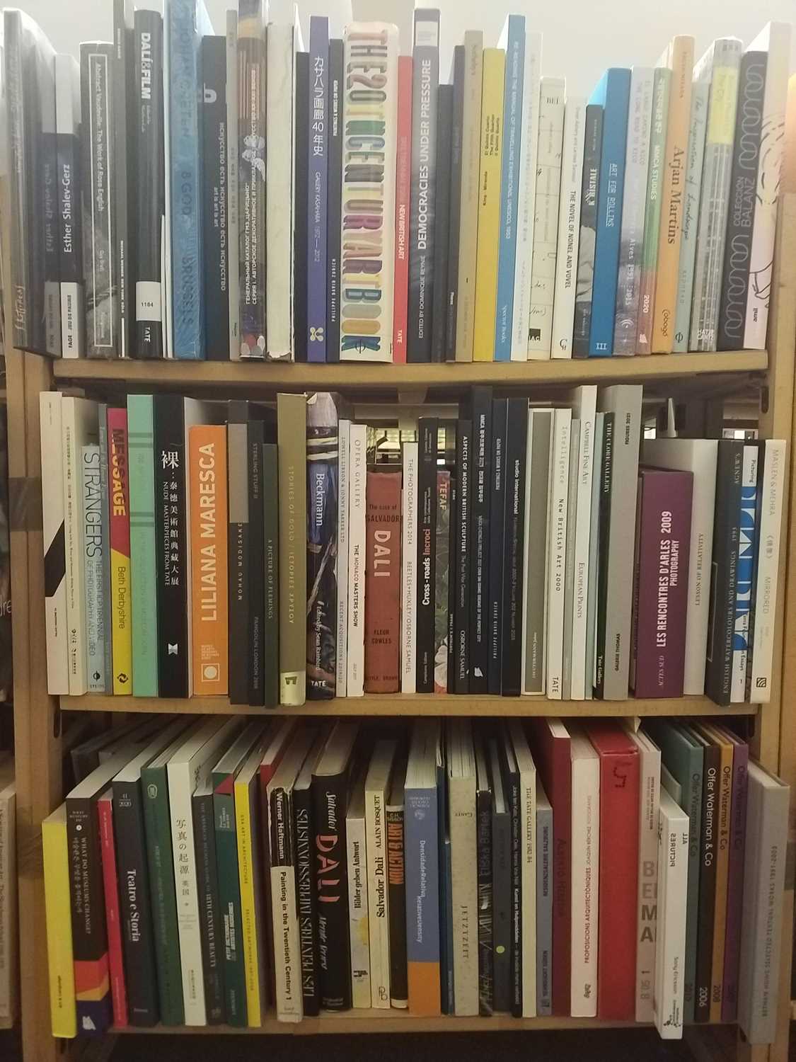 Lot 460 Art. A large collection of modern art