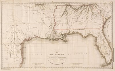 Lot 207 - United States. Poirson (J. B.), Carte des Deux Florides et la Louisiane Inferieure, 1807