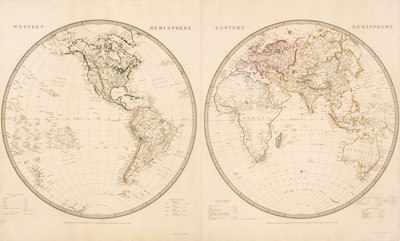 Lot 191 - S. D. U. K. A collection of approximately 200 maps, circa 1840