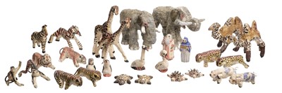 Lot 506 - Ellis (Clifford Wilson, 1907-1985 & Rosemary, 1910-1998). A collection of Noah's Ark figurines