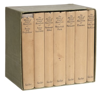 Lot 619 - Austen (Jane). The Works, Adelphi edition, 7 volumes, London: Martin Secker, [1923]