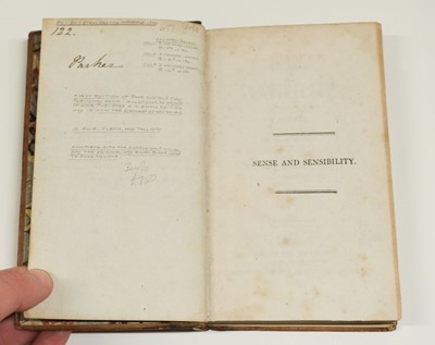 Lot 580 - Austen, Jane. Sense and Sensibility: A Novel, 3 volumes, 1st edition, 1811