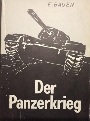 Lot 451 - Tanks. A collection of German language tank/panzer Reference.