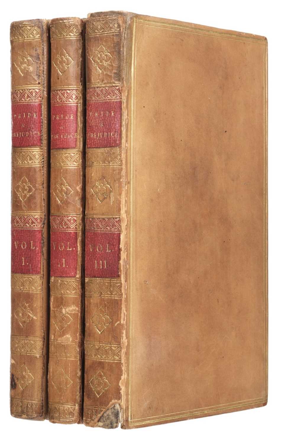 581 - Austen, Jane. Pride and Prejudice: A Novel... 3 volumes, 1st edition, 1813