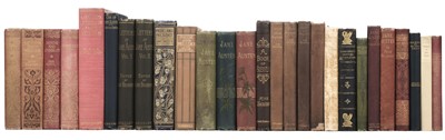 Lot 605 - Austen (Jane). The Novels, 4 volumes (of 5), London: Macmillan & Co, 1896-1900
