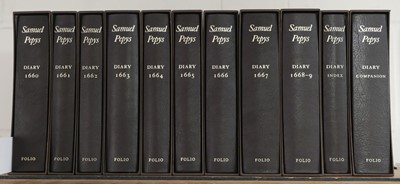 Lot 396 - Pepys (Samuel). The Diary of Samuel Pepys, 1660-1669, 11 volumes