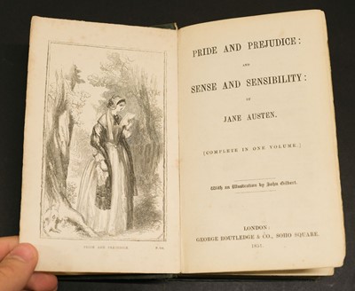 Lot 595 - Austen (Jane). Pride and Prejudice: and Sense and Sensibility, complete in one volume, 1851
