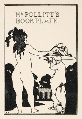 Lot 381 - Bookplates. Three albums of bookplates containing approximately 328 bookplates, 18th-20th century