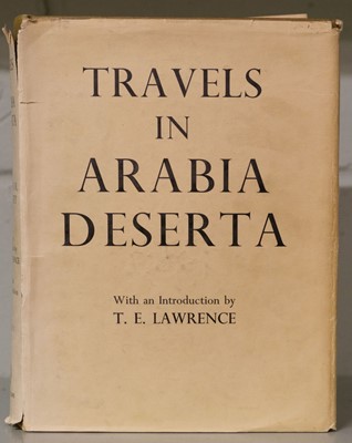 Lot 19 - Doughty (Charles M.). Travels in Arabia Deserta