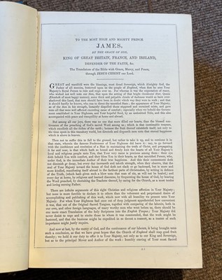 Lot 323 - Bible [English]. The Holy Bible, containing the Old Testament and the New..., 1709