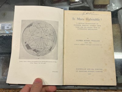 Lot 428 - Wallace (Alfred Russel). Is Mars Habitable?  1st ed., 1907