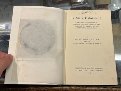 Lot 428 - Wallace (Alfred Russel). Is Mars Habitable?  1st ed., 1907