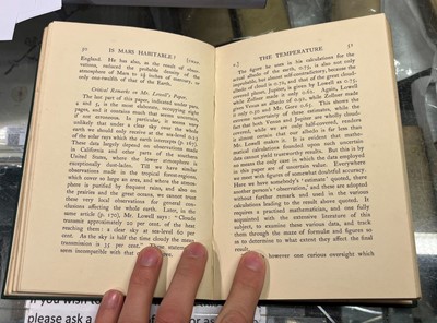 Lot 428 - Wallace (Alfred Russel). Is Mars Habitable?  1st ed., 1907