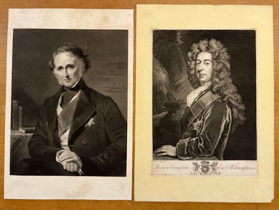 Lot 177 - Portraits. A collection of 18 portraits, mostly 18th & 19th century