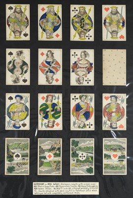 Lot 247 - German playing cards. Jagd-Spiel (Hunting pack), [C.L. Wüst?], circa 1850, & 3 others by Wüst