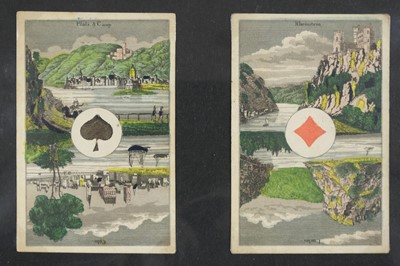 Lot 247 - German playing cards. Jagd-Spiel (Hunting pack), [C.L. Wüst?], circa 1850, & 3 others by Wüst