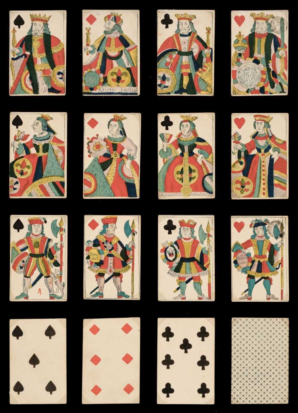 Lot 235 - German playing cards. Bayerisches Bild