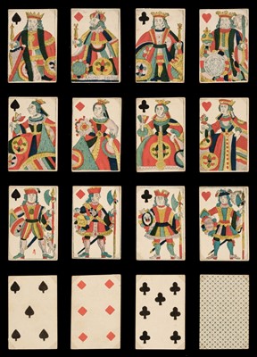 Lot 235 - German playing cards. Bayerisches Bild (Bavaria pattern), Munich: A.B. Göbl, circa 1760