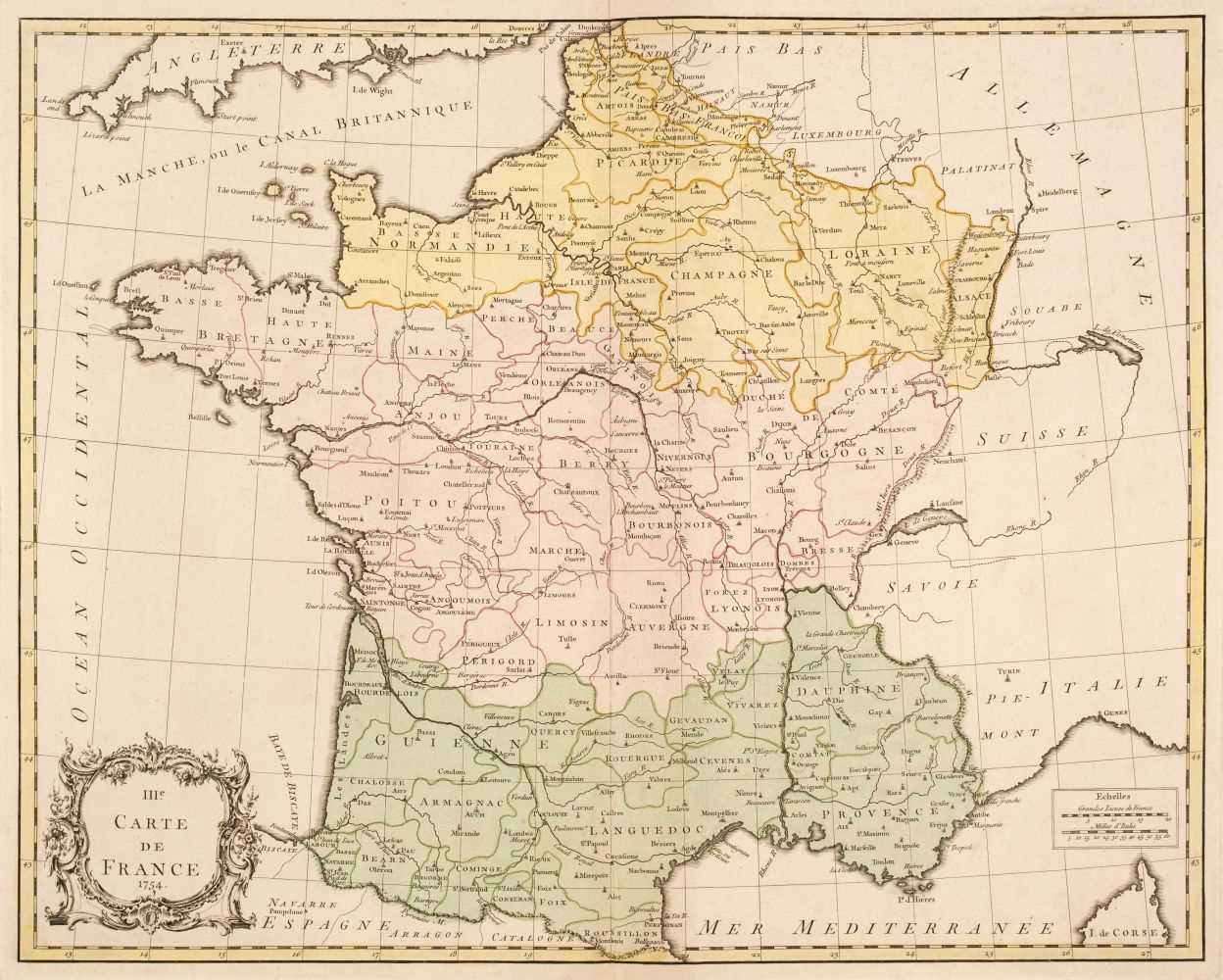 Lot 101 - France. A collection of 35 maps, 17th - 19th century