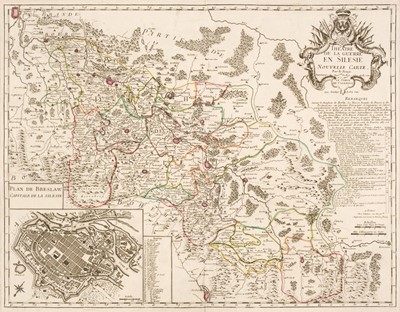 Lot 146 - Silesia. Le Rouge (George), Theatre de la Guerre en Silesie Nouvelle Carte..., 1741