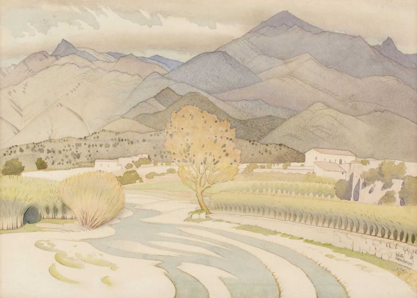 Lot 177 - Henderson (Keith, 1883-1982). From the Nerja Bridge Northwards