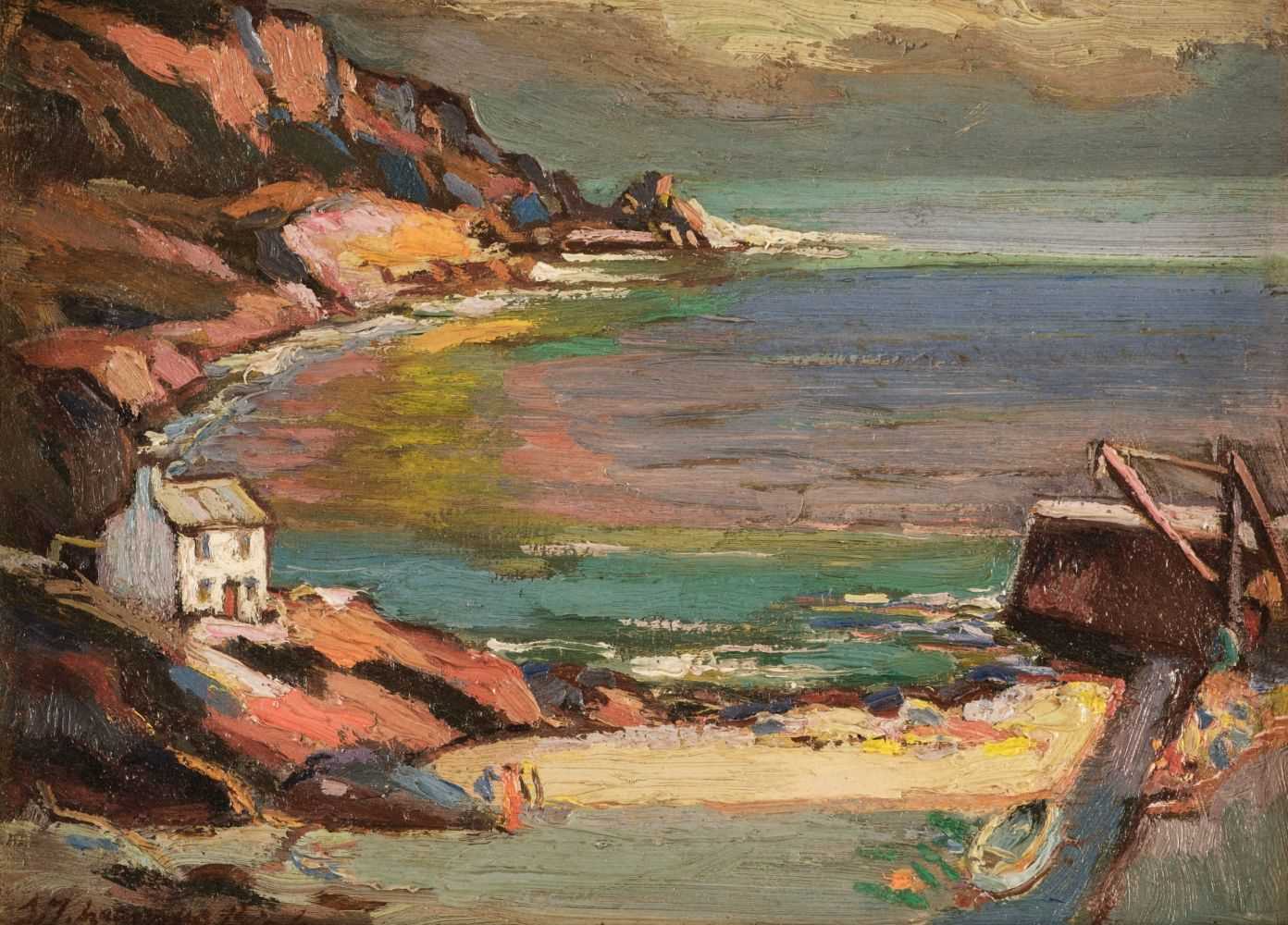 Lot 231 - Birch (Samuel John 'Lamorna', 1869-1955). Lamorna Cove