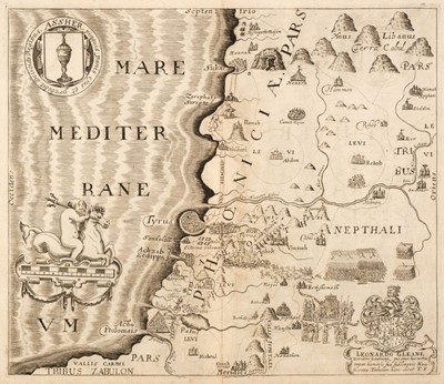 Lot 108 - Holy Land. Fuller (Thomas), Sixteen regional and historical maps, circa 1650