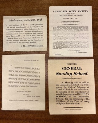 Lot 221 - Northampton. A collection of 13 broadsides, pamphlets and publications, 1795-1836