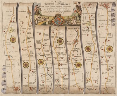 Lot 133 - Ogilby (John). The Road from Oxford to Cambridge [1676 or later]