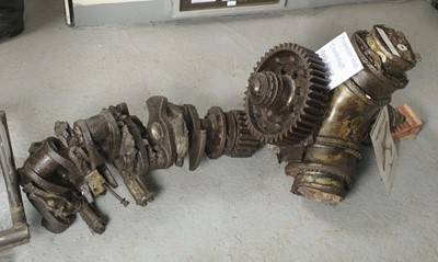 Lot 403 - Hurricane P3080. The propeller hub crankshaft from Hawker Hurricane P3080