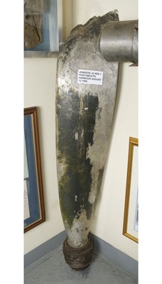 Lot 412 - Junkers Ju88 A-1. Part of a propeller shot down on 12 August 1940