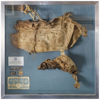 Lot 419 - Hurricane P2542. Relics recovered from Hurricane P2542 shot down over Tonbridge on 4 September 1940