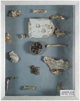 Lot 420 - Junkers Ju88. Relics recovered from Ju88 shot down over Ide Hill, Kent on 18 August 1940