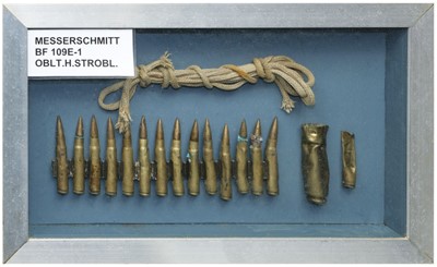 Lot 423 - Messerschmitt Me109 E-1. Relics recovered from Me109 E-1 shot down over Elham on 5 September 1940