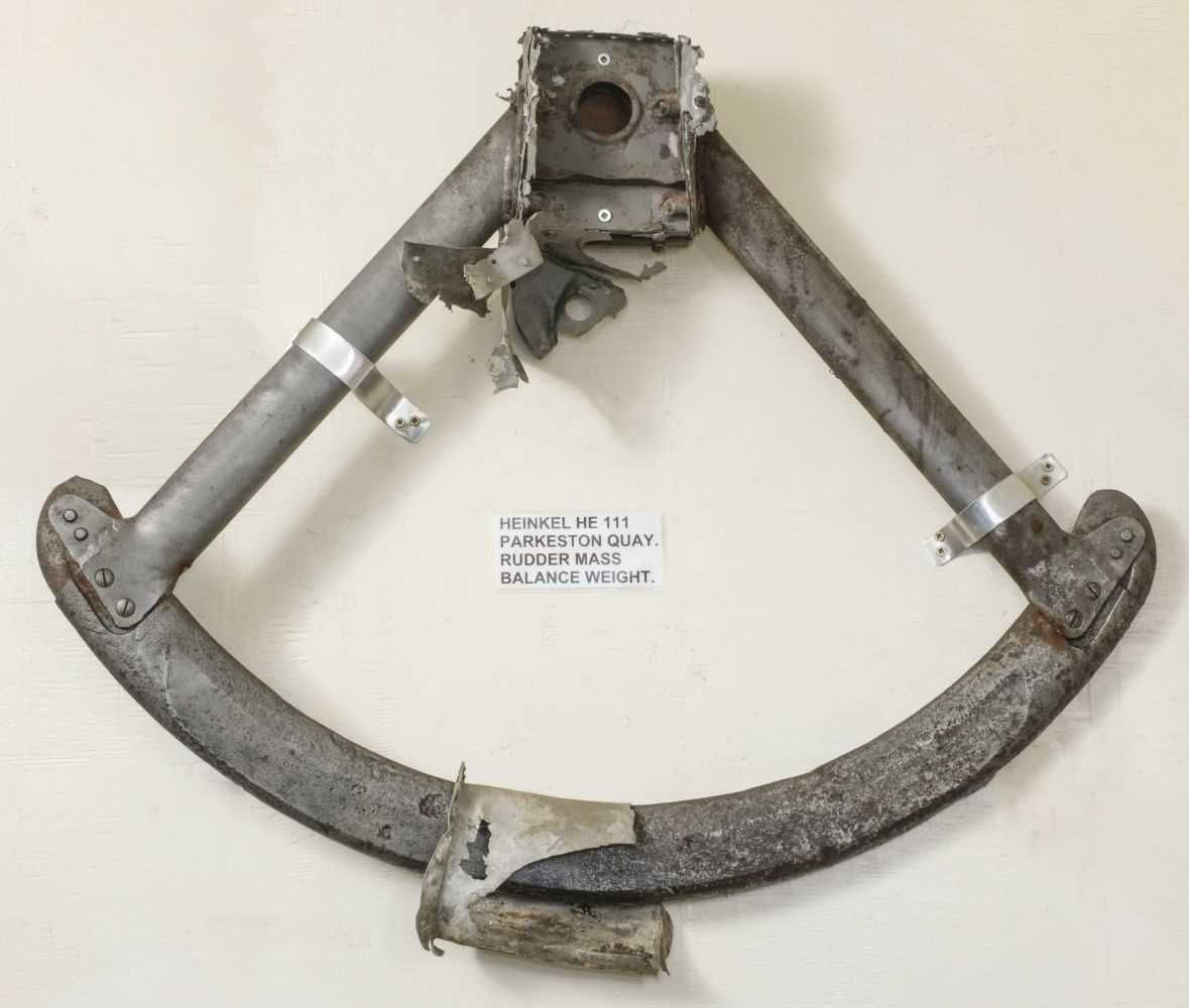 Lot 432 - Heinkel He III. Relics recovered from Heinkel He111 H-2 5536 of 9/KG53