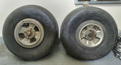 Lot 457 - Hurricane Wheels. Pair of Hurricane wheels