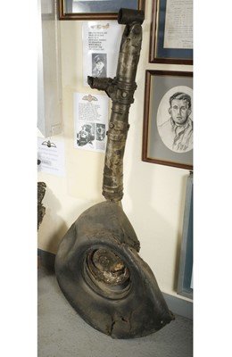 Lot 463 - Hurricane R4181. Undercarriage leg recovered from Hurricane R4181 shot down on 18 August 1940