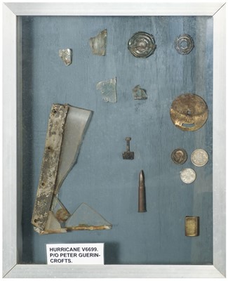 Lot 469 - Hurricane V6699. Relics recovered from Hurricane V6699 shot down on 28 September 1940